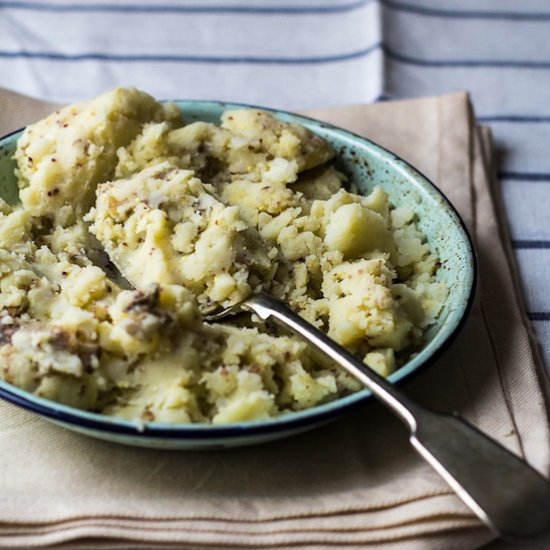 Olive Oil Smashed Potatoes