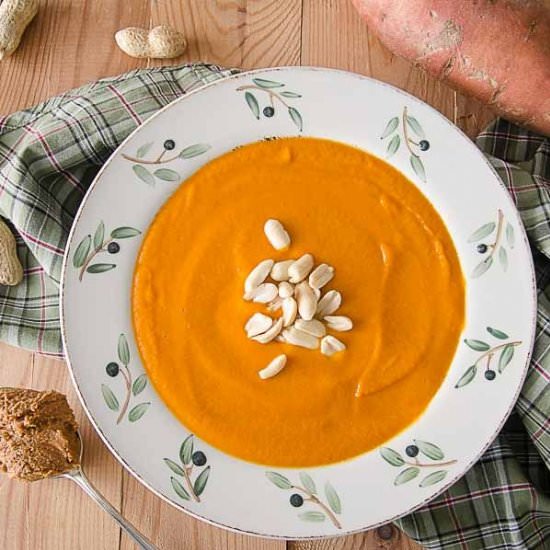 Sweet Potato Soup with Peanuts