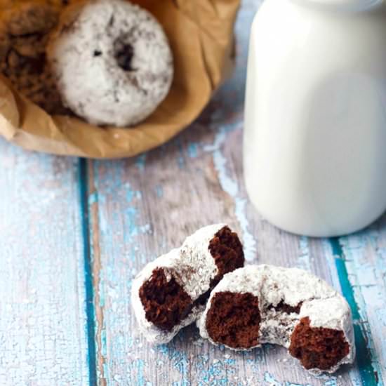 Chocolate Avocado Mini Donuts