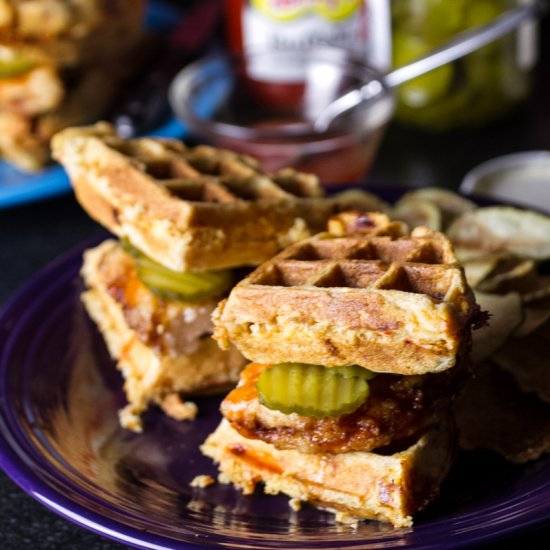 Chicken & Waffle Sandwiches