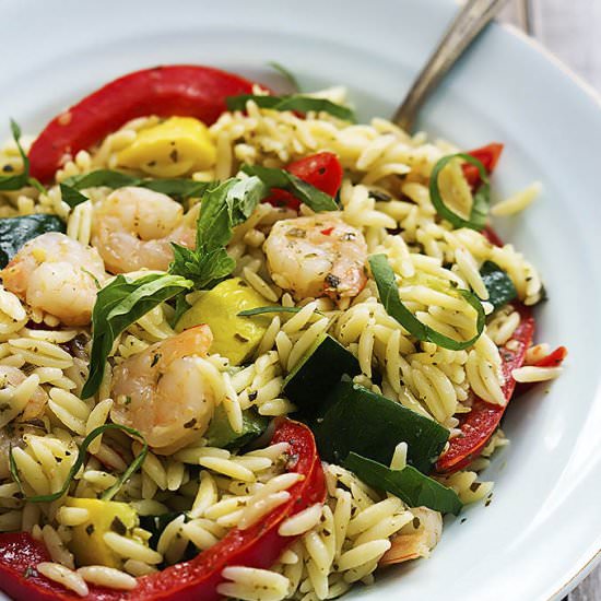 Shrimp & Veggie Orzo