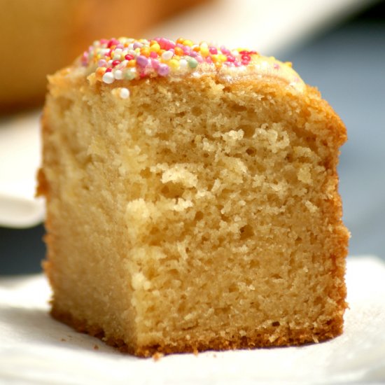 Lightened Up Fairy Bread Cake