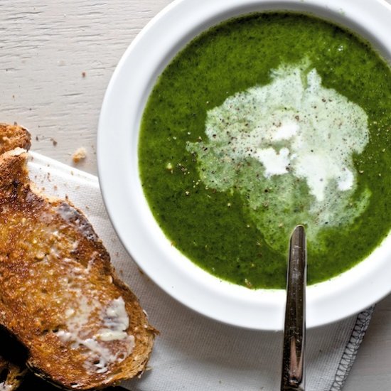 Green Soup With Cream