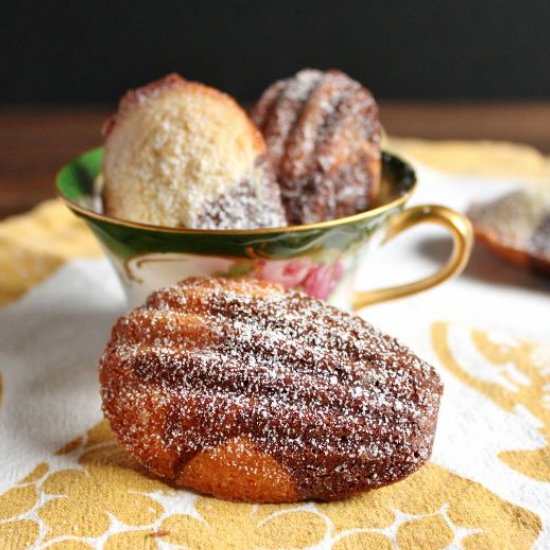 Chocolate Marble Madeleines