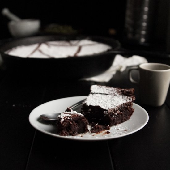 Dark Chocolate Cardamom Brownies