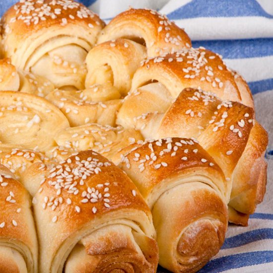 Flower Shaped Bread