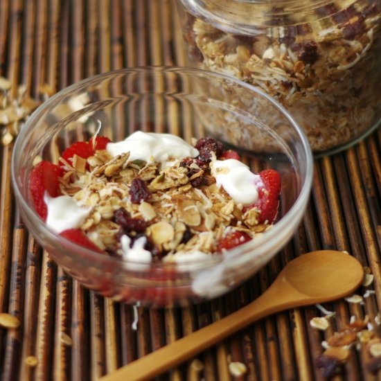 Cranberry and Coconut Muesli