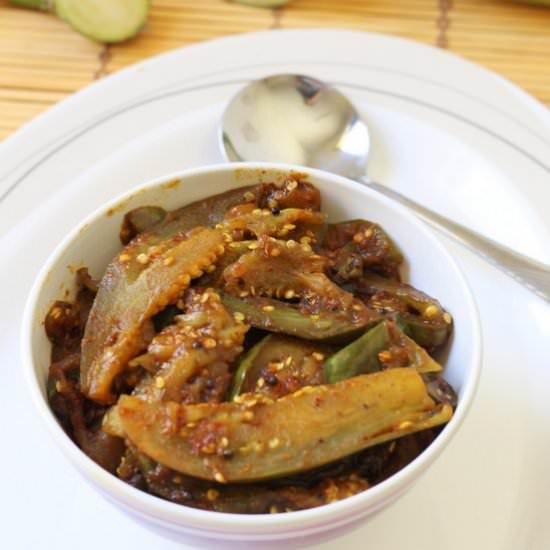 Eggplant Dry Curry in Udupi Style