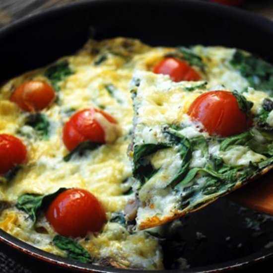 Frittata with Baby Spinach