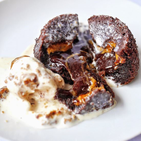 Chocolate Speculoos Lava Cake