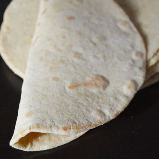 Homemade Whole Wheat Tortillas