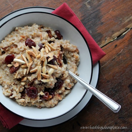 Cherry Vanilla Overnight Oats