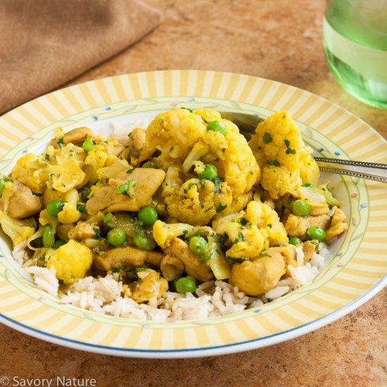 Chicken and Cauliflower Curry