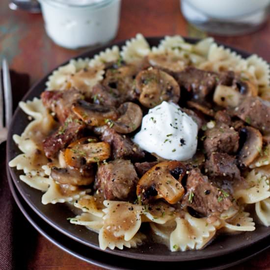 Beef Stroganoff