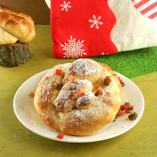 Eggless Neujahrs Pretzel