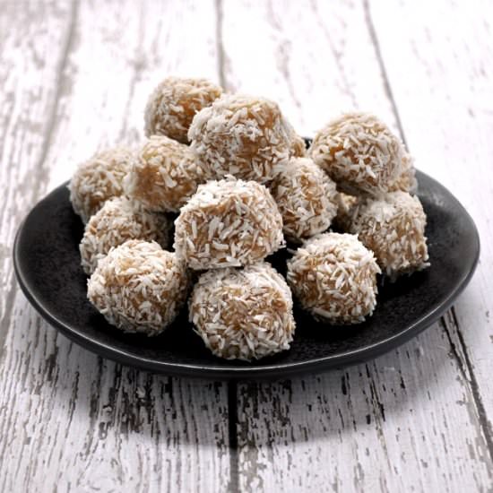 Salted Coconut Honey and Nut Bites