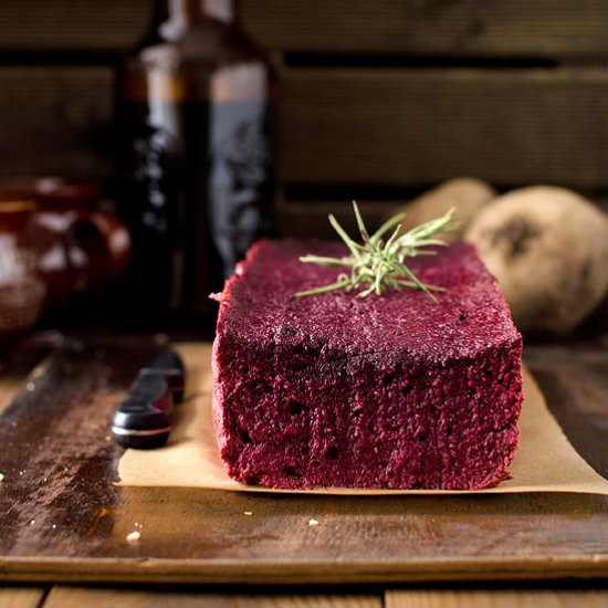 Pate with beetroot