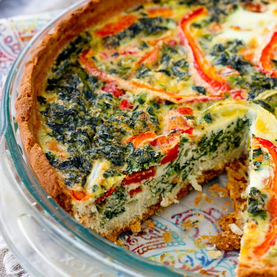 Grain/Dairy-free Veggei Quiche