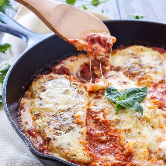 Lightened Up Chicken Parmesan