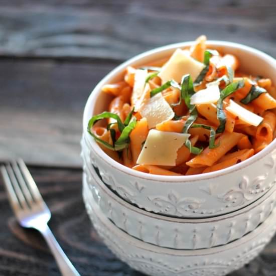 Roasted Red Pepper Pasta