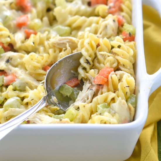 Chicken Noodle Soup Casserole