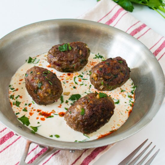 Kofta with Tahini Sauce