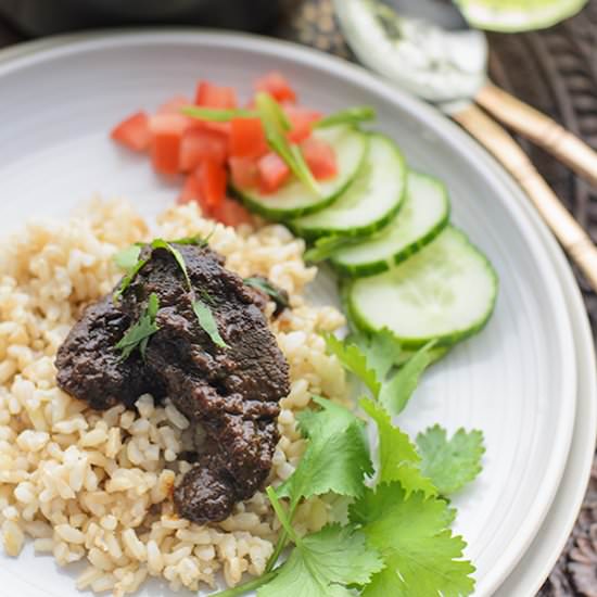 Beef Curry in Sweet Soy Sauce