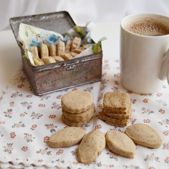 Vegan coffee biscuits