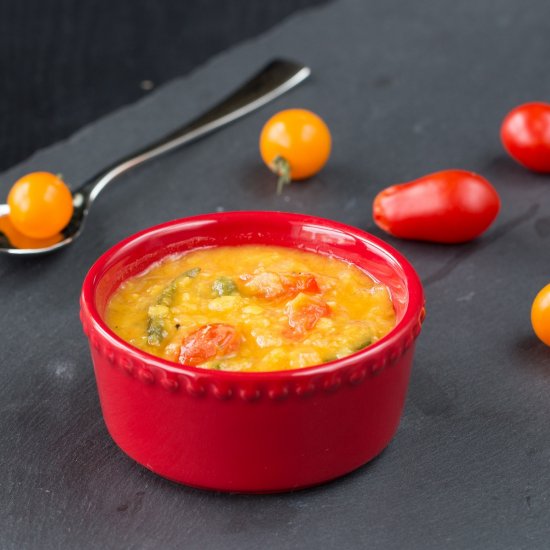 Cherry Tomato Lentil Gravy