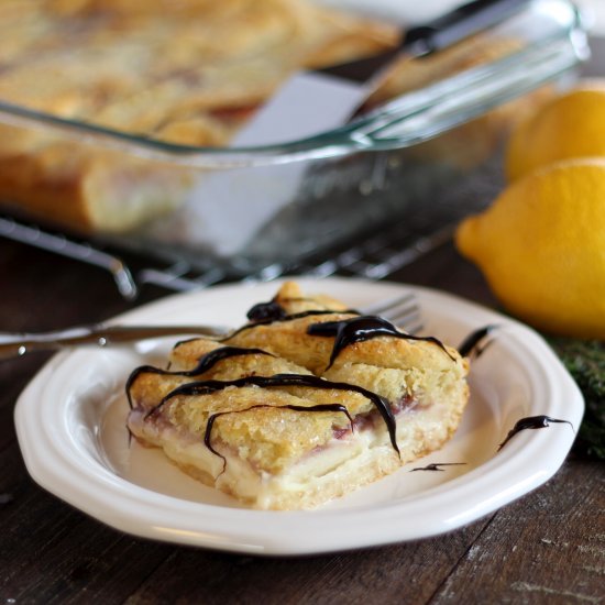 Lemon Raspberry Cheesecake Bars