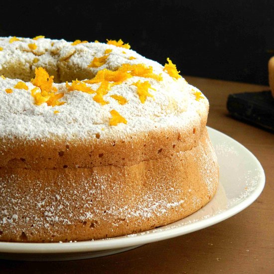 Orange Glow Chiffon Cake