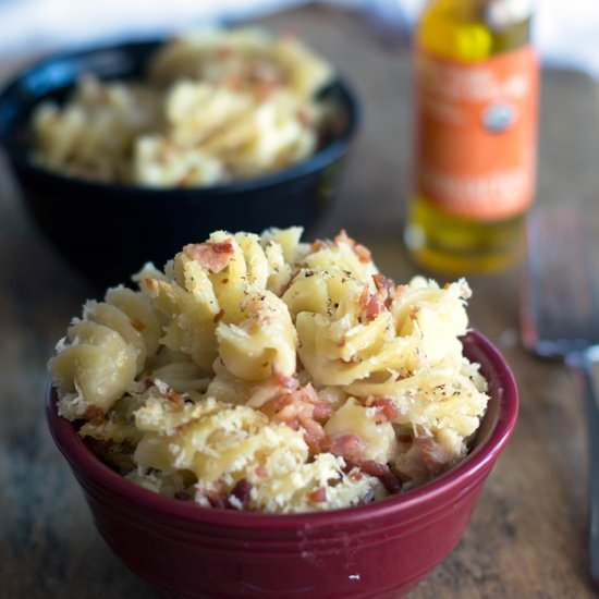 Truffle Bacon Gruyere Mac & Cheese