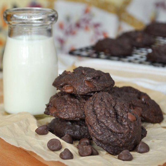 Double Chocolate Chip Cookies