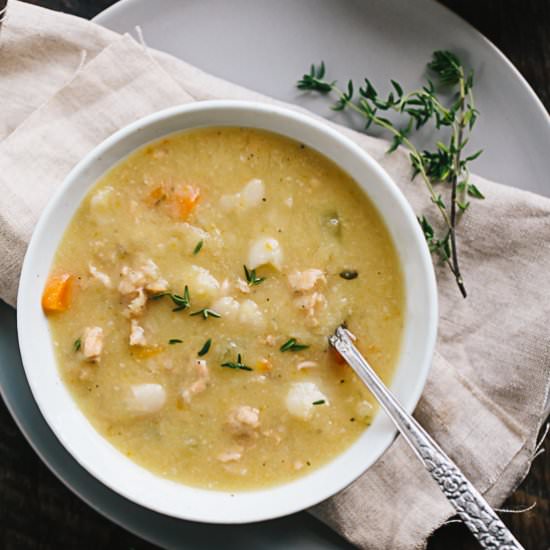 White Bean Chicken Sausage Soup