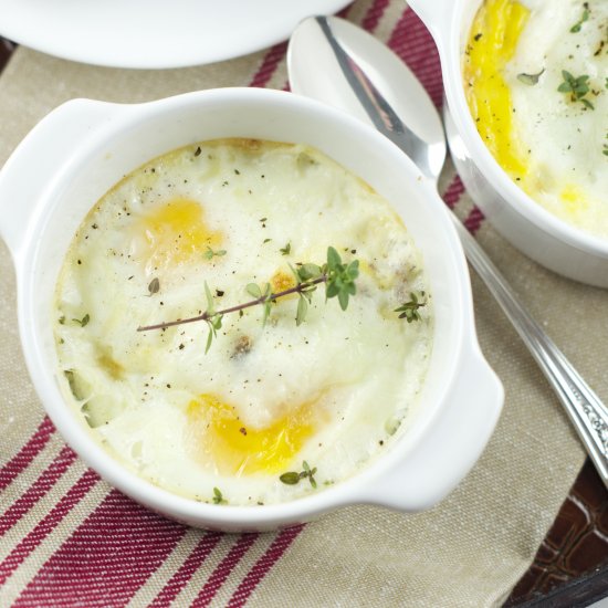 Eggs En Cocotte