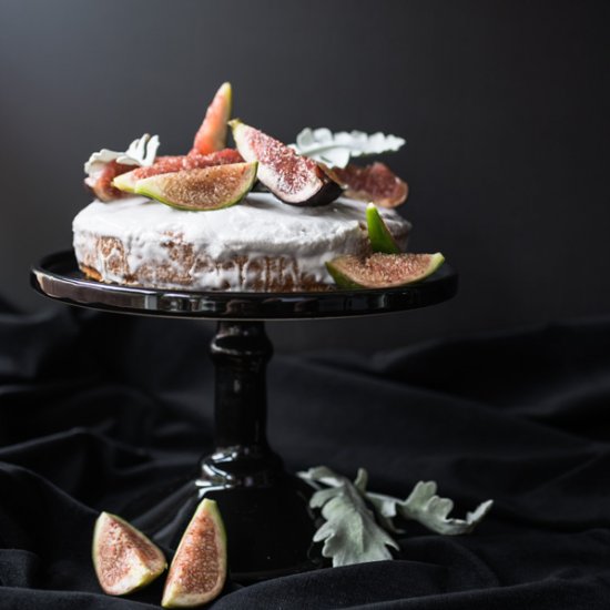 Coconut & Fig Olive Oil Cake