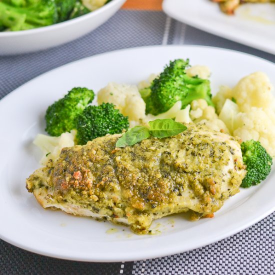 Baked Pesto Chicken