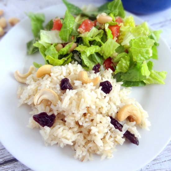 Cherry Cashew Rice Pilaf