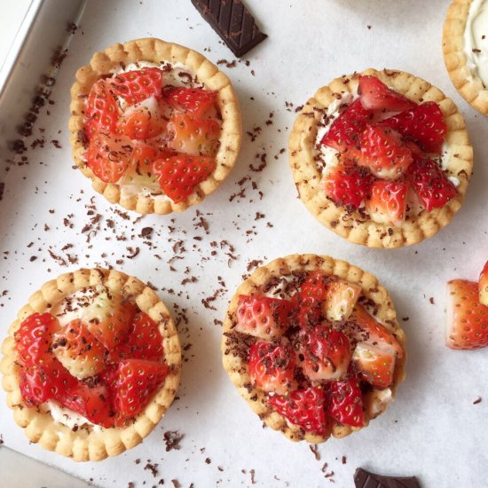 Strawberry Cream Cheese Tartlets