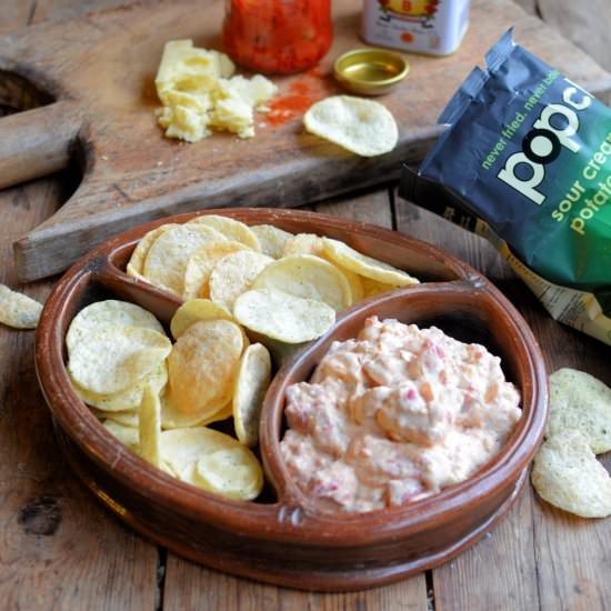 Smoky Two Cheese & Pimento Dip