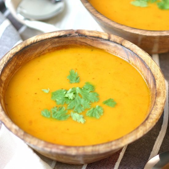 Moroccan Spiced Carrot Soup