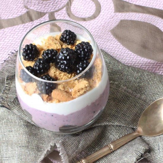 Blackberries Trifle