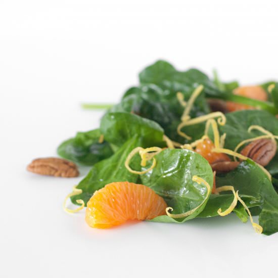 Mandarin Pecan Spinach Salad