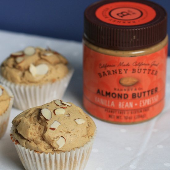 Vanilla Bean Almond Butter Muffins