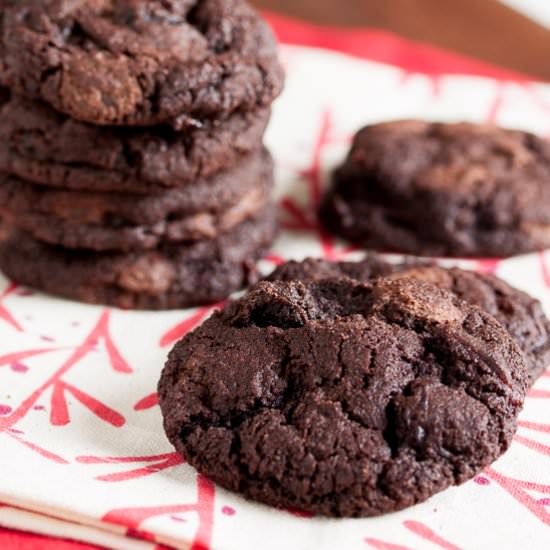 Dark Chocolate Sour Cherry Cookies