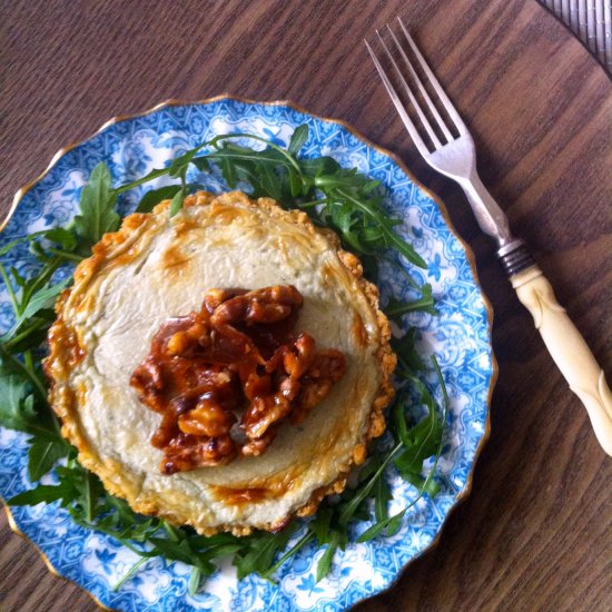 Blue Cheese Tarts & Candied Walnuts