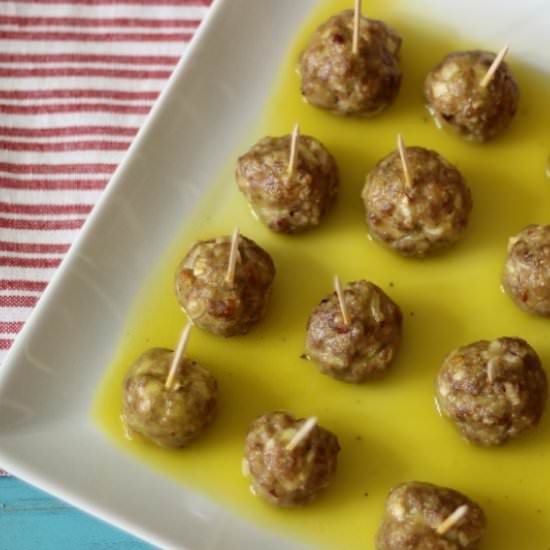 Sweet & Spicy Mango Meatballs