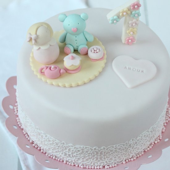 Fondant Birthday Cake