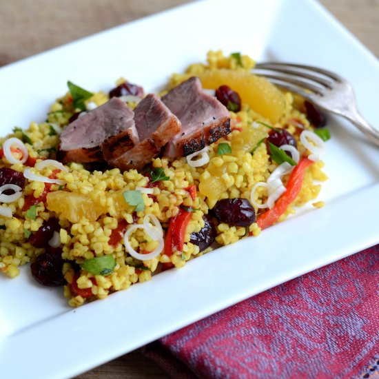 Bulgur Salad with Duck Breast