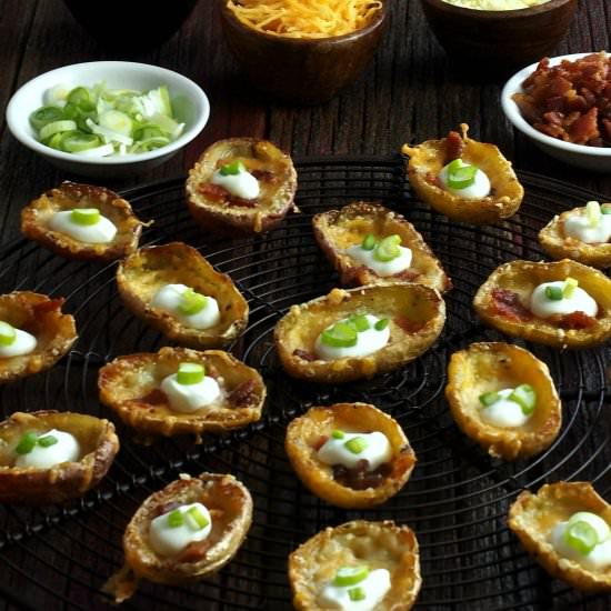 Three-Cheese Mini Potato Skins